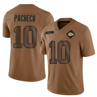 Kansas City Chiefs Youth Isiah Pacheco Limited 2023 Salute To Service Jersey - Brown
