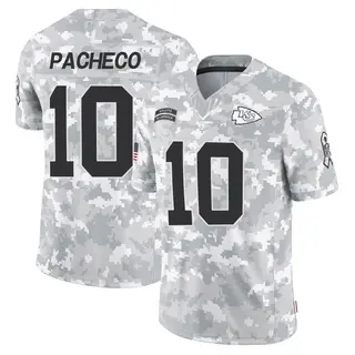 Kansas City Chiefs Youth Isiah Pacheco Limited 2024 Salute to Service Jersey - Arctic Camo