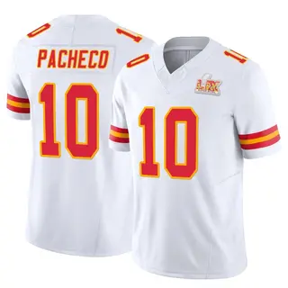 Kansas City Chiefs Youth Isiah Pacheco Limited Vapor F.U.S.E. Super Bowl LIX Jersey - White