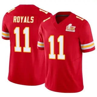 Kansas City Chiefs Youth Jalen Royals Limited Vapor F.U.S.E. Super Bowl LIX Jersey - Red