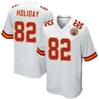 Kansas City Chiefs Youth Jimmy Holiday Game Jersey - White