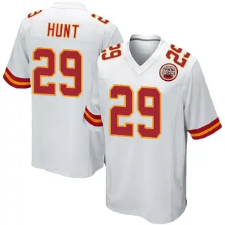 Kansas City Chiefs Youth Kareem Hunt Game Jersey - White