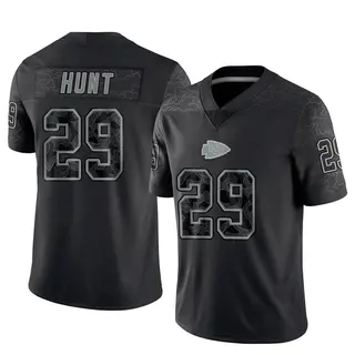 Kansas City Chiefs Youth Kareem Hunt Limited Reflective Jersey - Black
