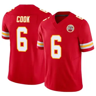 Kansas City Chiefs Youth Kenny Cook Limited Vapor F.U.S.E. Jersey - Red
