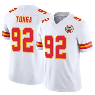 Kansas City Chiefs Youth Khyiris Tonga Limited Vapor F.U.S.E. Jersey - White