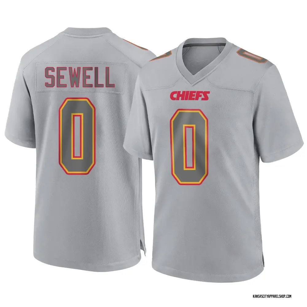 Kansas City Chiefs Youth Marlen Sewell Game Atmosphere Fashion Jersey - Gray