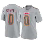 Kansas City Chiefs Youth Marlen Sewell Game Atmosphere Fashion Jersey - Gray