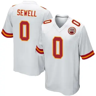 Kansas City Chiefs Youth Marlen Sewell Game Jersey - White