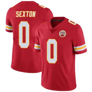 Kansas City Chiefs Youth Mathew Sexton Limited Team Color Vapor Untouchable Jersey - Red