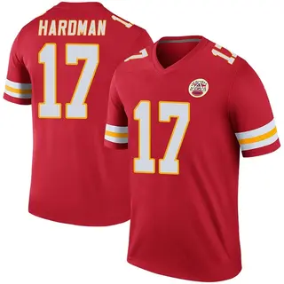 Kansas City Chiefs Youth Mecole Hardman Legend Color Rush Jersey - Red
