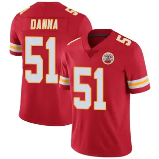 Kansas City Chiefs Youth Mike Danna Limited Team Color Vapor Untouchable Jersey - Red