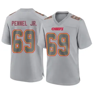 Kansas City Chiefs Youth Mike Pennel Jr. Game Atmosphere Fashion Jersey - Gray