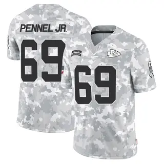 Kansas City Chiefs Youth Mike Pennel Jr. Limited 2024 Salute to Service Jersey - Arctic Camo