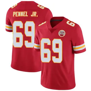 Kansas City Chiefs Youth Mike Pennel Jr. Limited Team Color Vapor Untouchable Jersey - Red