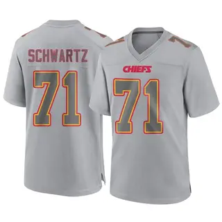 Kansas City Chiefs Youth Mitchell Schwartz Game Atmosphere Fashion Jersey - Gray