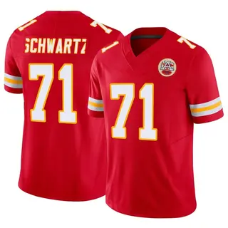 Kansas City Chiefs Youth Mitchell Schwartz Limited Vapor F.U.S.E. Jersey - Red