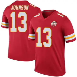 Kansas City Chiefs Youth Nazeeh Johnson Legend Color Rush Jersey - Red