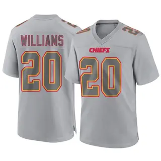 Kansas City Chiefs Youth Nohl Williams Game Atmosphere Fashion Jersey - Gray