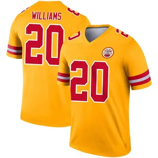 Kansas City Chiefs Youth Nohl Williams Legend Inverted Jersey - Gold