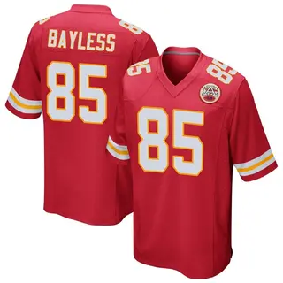 Kansas City Chiefs Youth Omar Bayless Game Team Color Jersey - Red