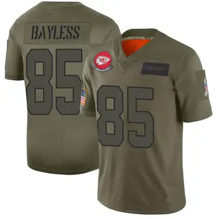 Kansas City Chiefs Youth Omar Bayless Limited 2019 Salute to Service Jersey - Camo