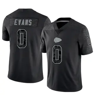 Kansas City Chiefs Youth Omari Evans Limited Reflective Jersey - Black