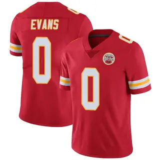 Kansas City Chiefs Youth Omari Evans Limited Team Color Vapor Untouchable Jersey - Red