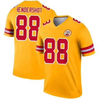 Kansas City Chiefs Youth Peyton Hendershot Legend Inverted Jersey - Gold