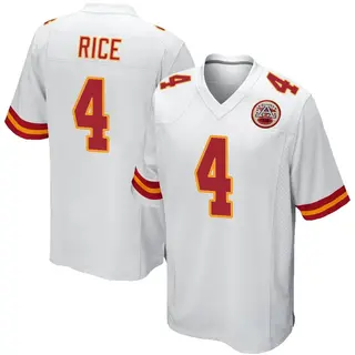 Kansas City Chiefs Youth Rashee Rice Game Jersey - White