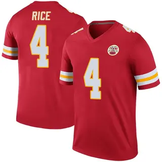 Kansas City Chiefs Youth Rashee Rice Legend Color Rush Jersey - Red