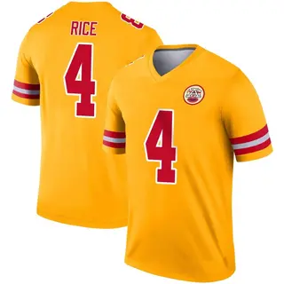 Kansas City Chiefs Youth Rashee Rice Legend Inverted Jersey - Gold