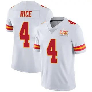 Kansas City Chiefs Youth Rashee Rice Limited Vapor Untouchable Super Bowl LIX Jersey - White