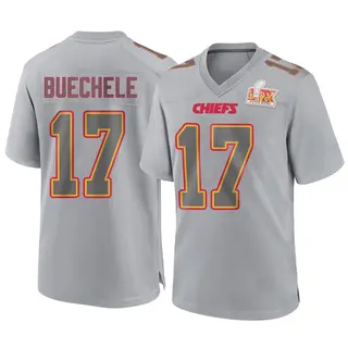 Kansas City Chiefs Youth Shane Buechele Game Atmosphere Fashion Super Bowl LIX Jersey - Gray