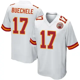 Kansas City Chiefs Youth Shane Buechele Game Jersey - White