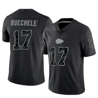 Kansas City Chiefs Youth Shane Buechele Limited Reflective Jersey - Black