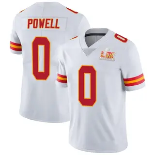 Kansas City Chiefs Youth ShunDerrick Powell Limited Vapor Untouchable Super Bowl LIX Jersey - White