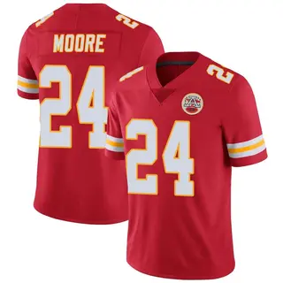 Kansas City Chiefs Youth Skyy Moore Limited Team Color Vapor Untouchable Jersey - Red