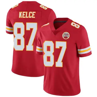 Kansas City Chiefs Youth Travis Kelce Limited Team Color Vapor Untouchable Jersey - Red