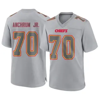 Kansas City Chiefs Youth Tremayne Anchrum Jr. Game Atmosphere Fashion Jersey - Gray