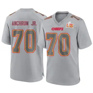 Kansas City Chiefs Youth Tremayne Anchrum Jr. Game Atmosphere Fashion Super Bowl LIX Jersey - Gray