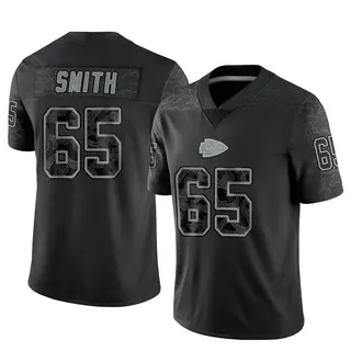 Kansas City Chiefs Youth Trey Smith Limited Reflective Jersey - Black