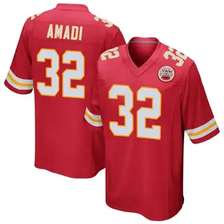 Kansas City Chiefs Youth Ugo Amadi Game Team Color Jersey - Red