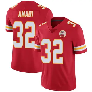 Kansas City Chiefs Youth Ugo Amadi Limited Team Color Vapor Untouchable Jersey - Red