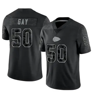 Kansas City Chiefs Youth Willie Gay Limited Reflective Jersey - Black